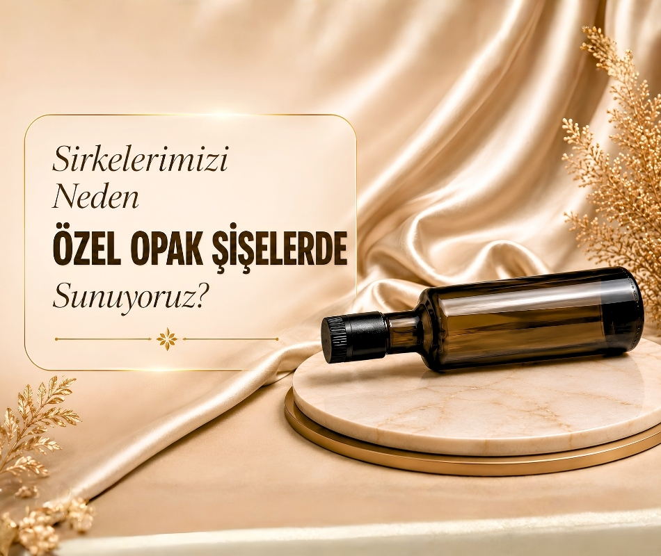 Sirkelerimizi Neden Özel Opak Şişelerde Sunuyoruz?