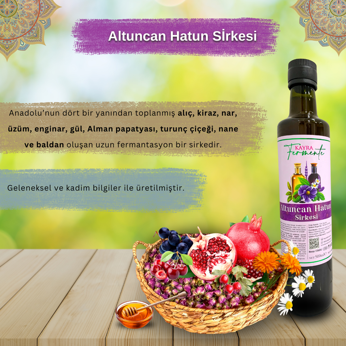Altuncan Hatun Sirkesi 500 ML