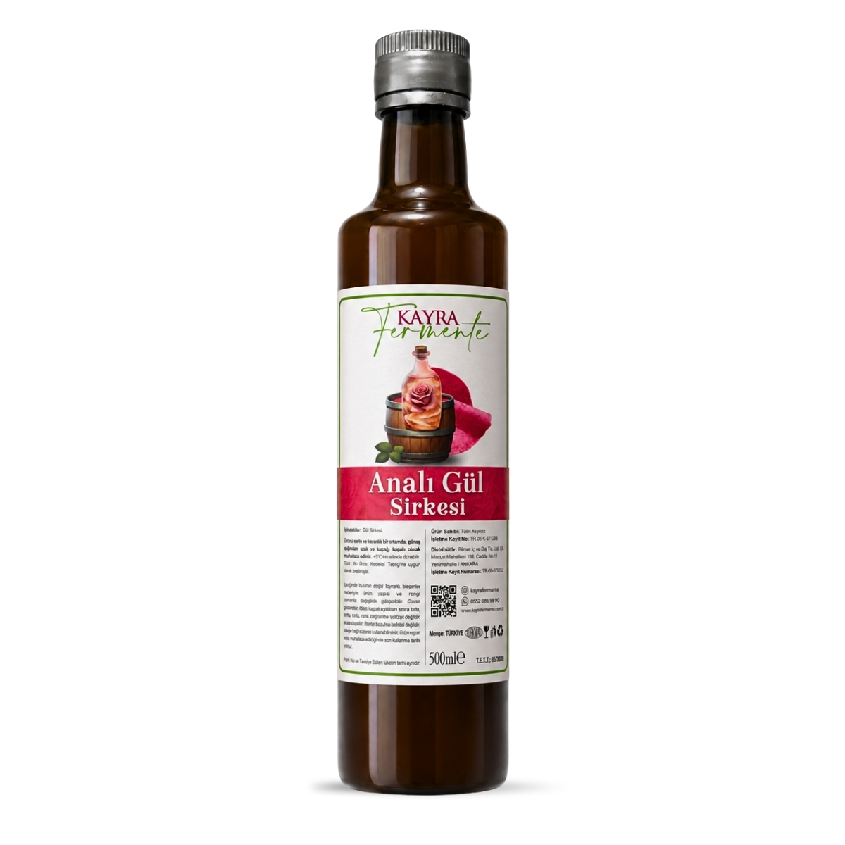 Analı Gül Sirkesi 500 ML Analı Gül Sirkesi 500 ML