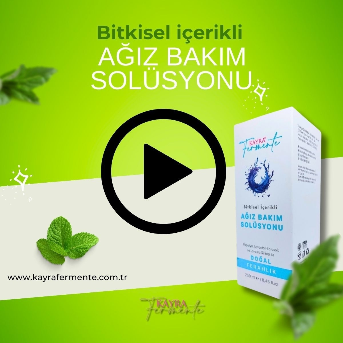 Bitkisel İçerikli Ağız Bakım Solüsyonu 250 ML