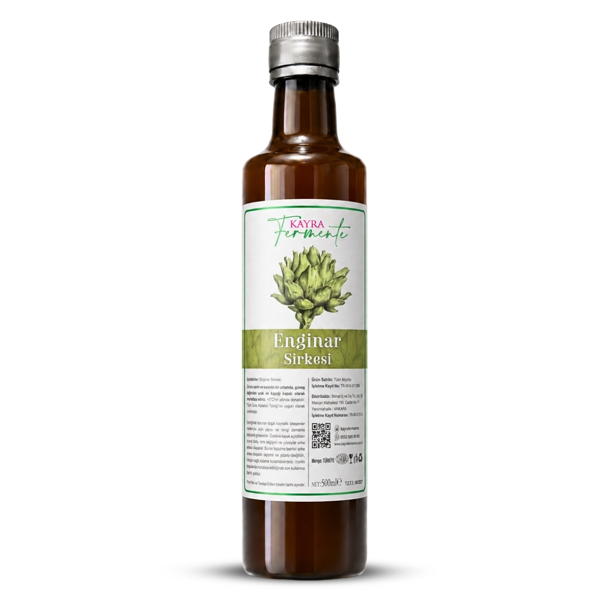 Enginar Sirkesi 500 ML Enginar Sirkesi 500 ML