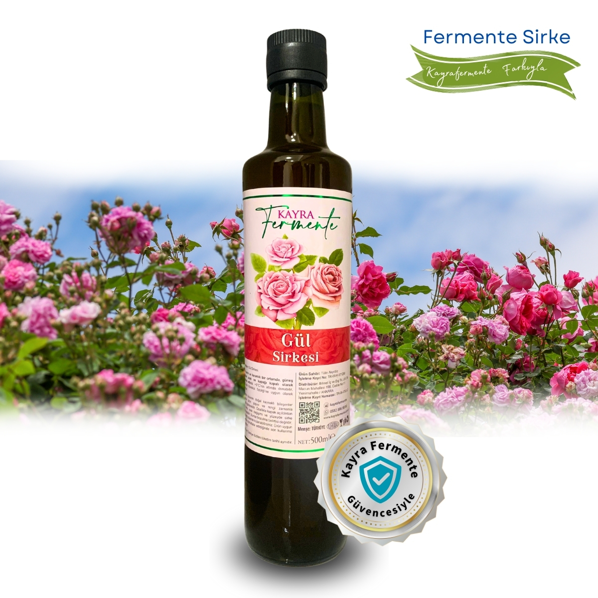 Gül Sirkesi 500 ml