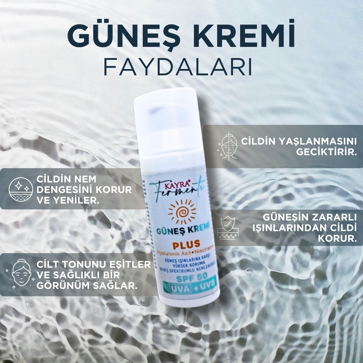 Güneş Kremi Plus 100 ML ℮