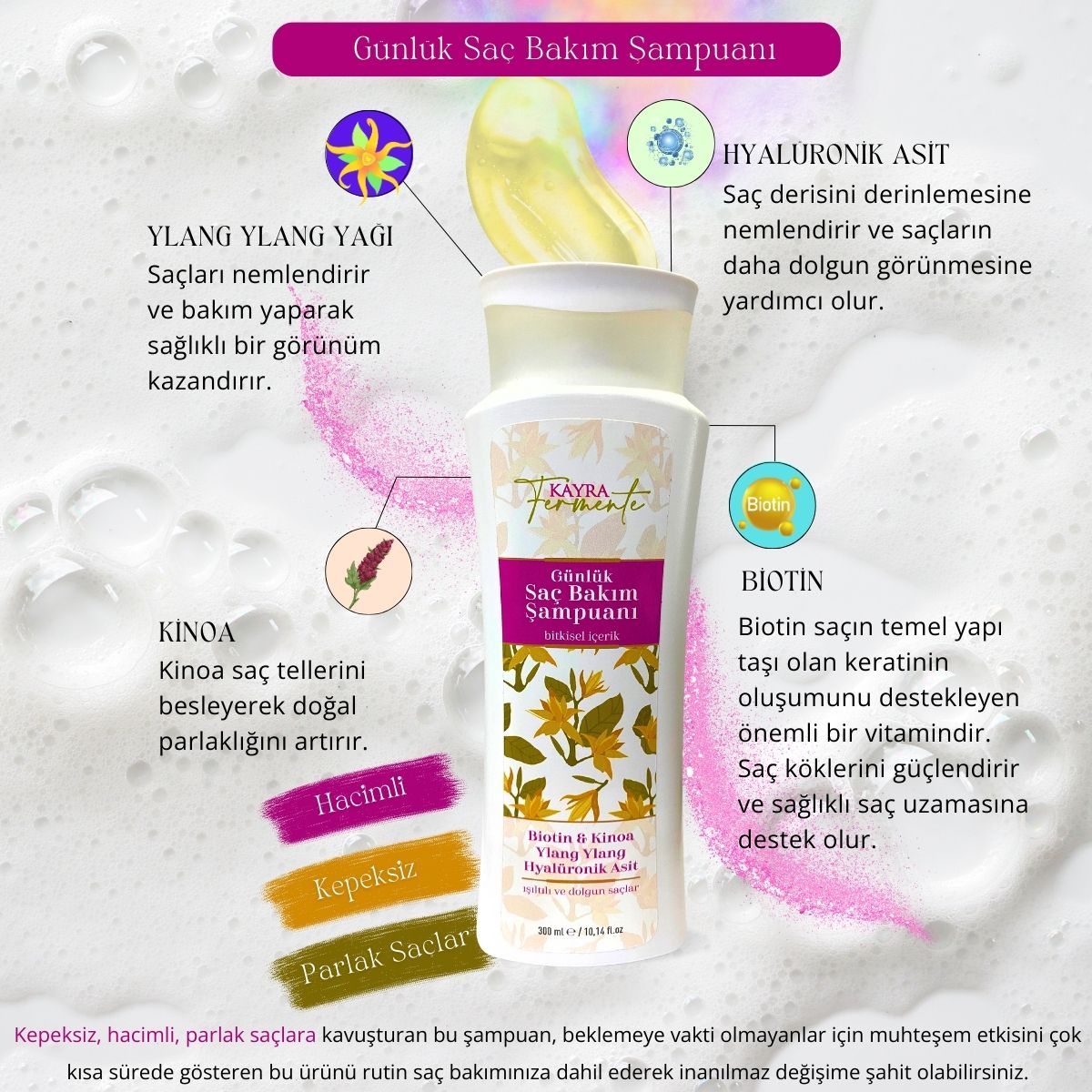Günlük Saç Bakım Şampuanı 300 ML