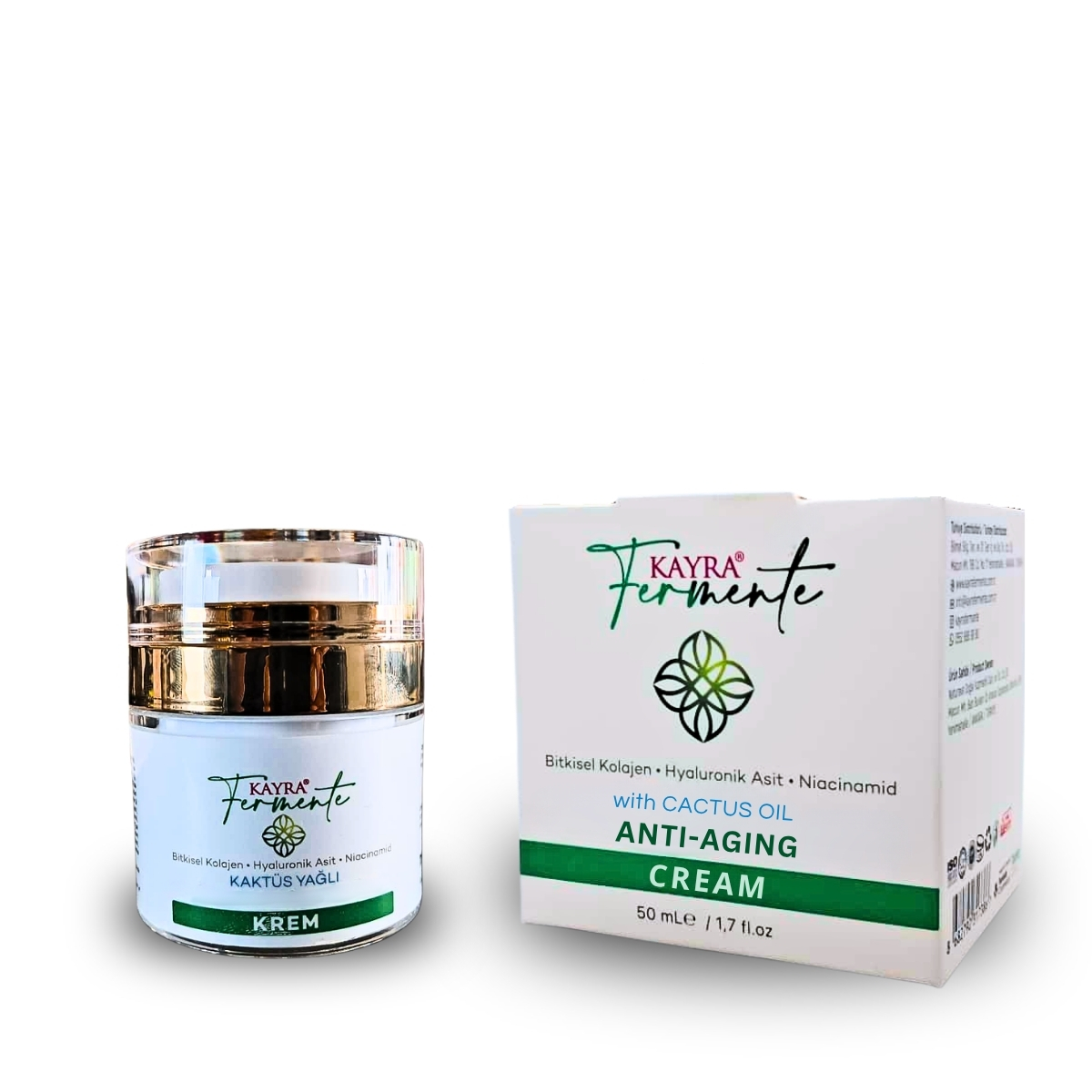 Kaktüs Yağlı Anti-Aging Krem 50 ML Kaktüs Yağlı Anti-Aging Krem 50 ML