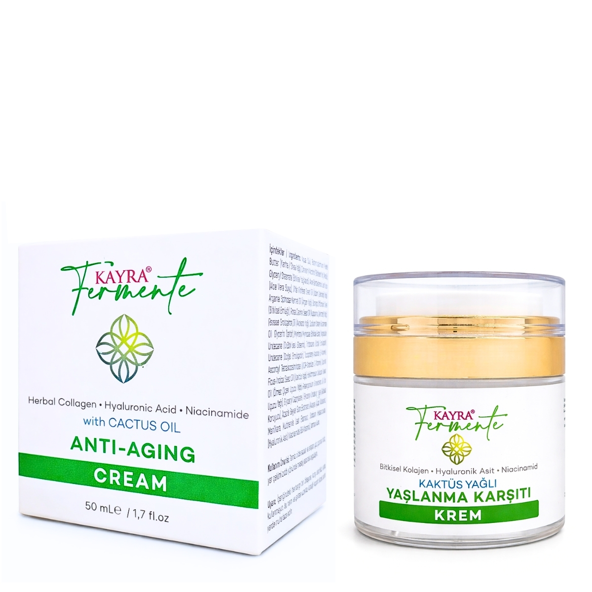 Kaktüs Yağlı Anti-Aging Krem 50 ML Kaktüs Yağlı Anti-Aging Krem 50 ML