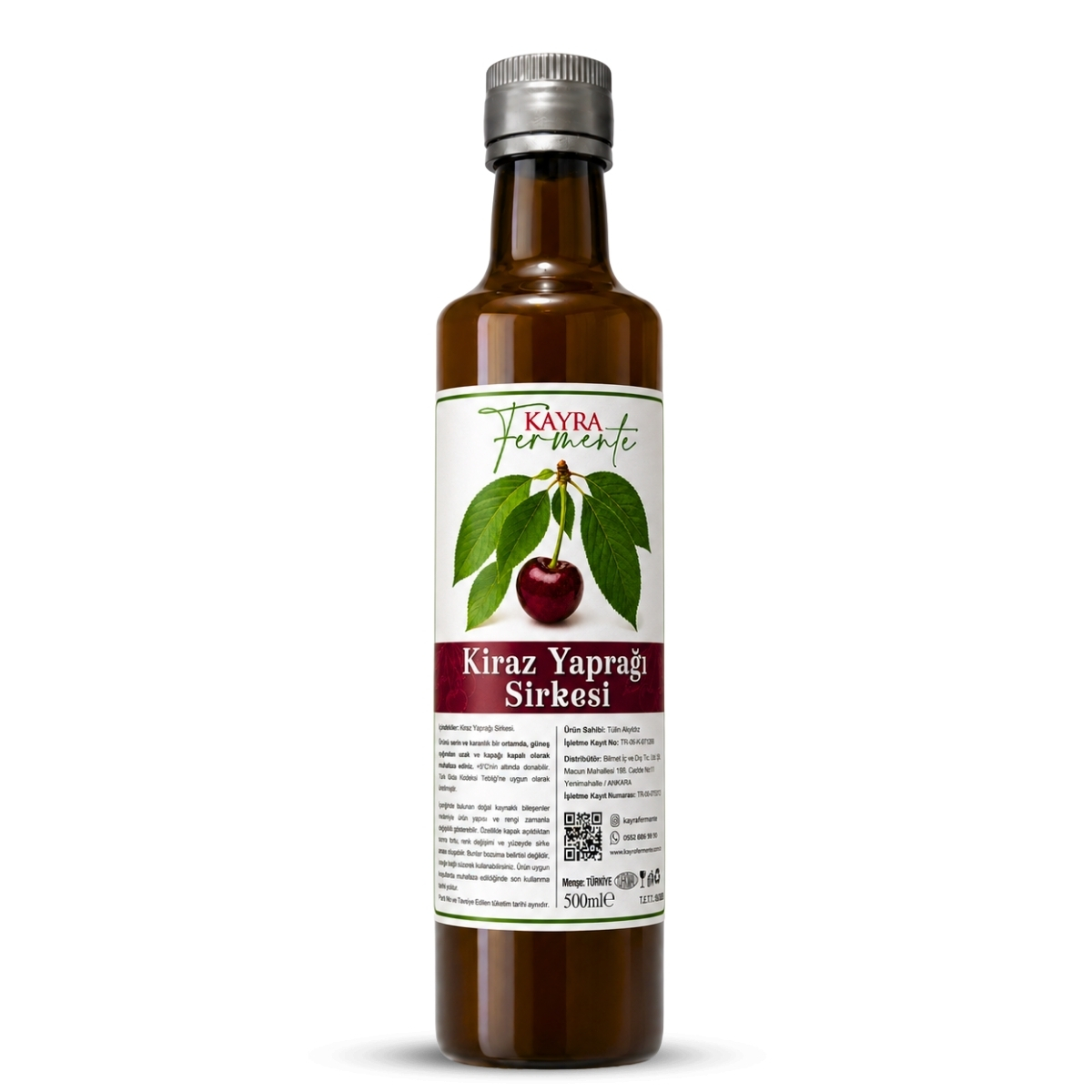 Kiraz Yaprağı Sirkesi 500 ml Kiraz Yaprağı Sirkesi 500 ml