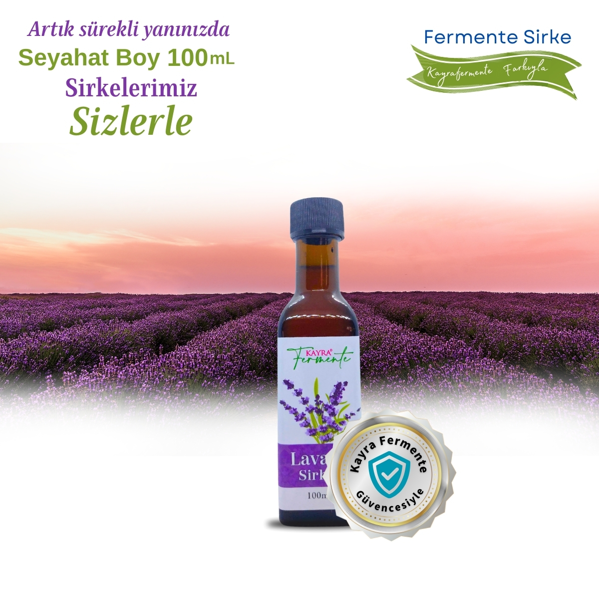 Lavanta Sirkesi 100 ML (Seyahat Boy)