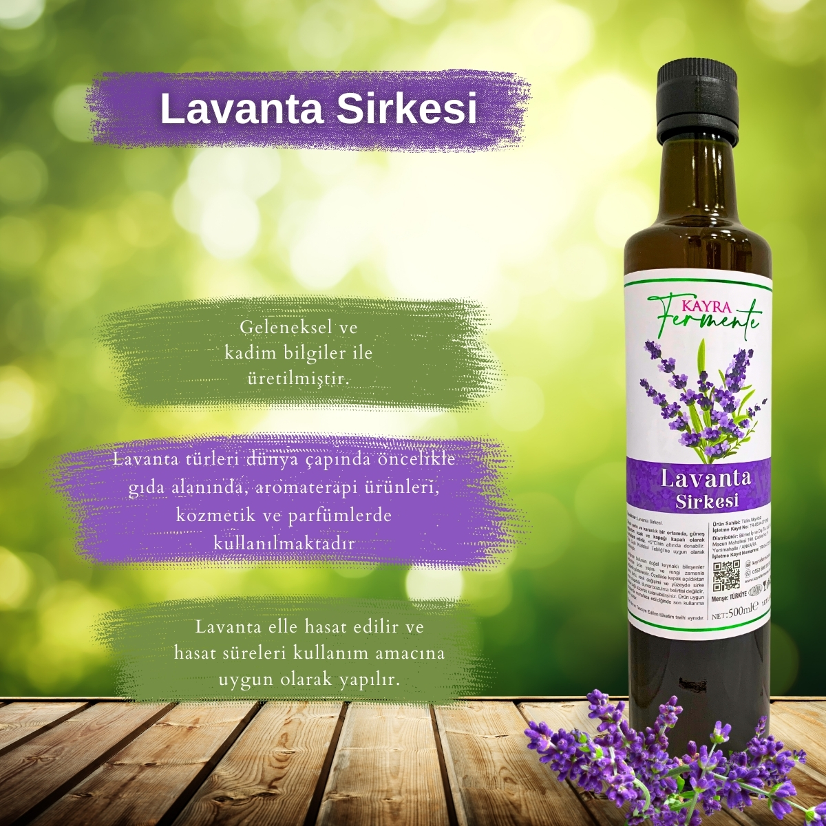 Lavanta Sirkesi 500 ML
