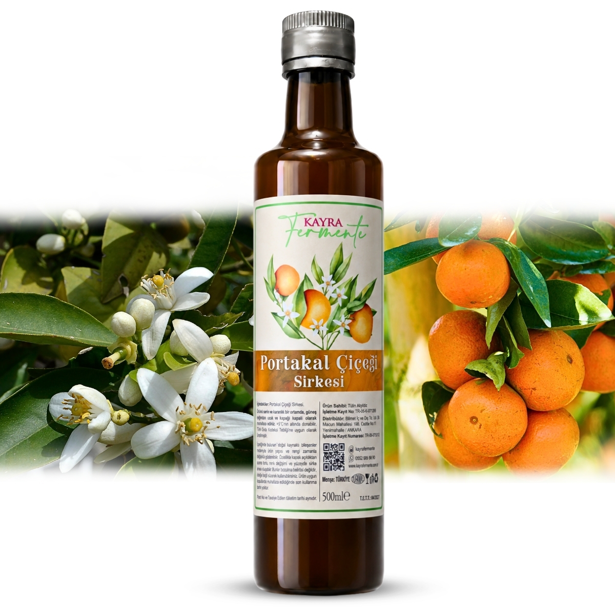 Portakal Çiçeği Sirkesi 500 ML Portakal Çiçeği Sirkesi 500 ML