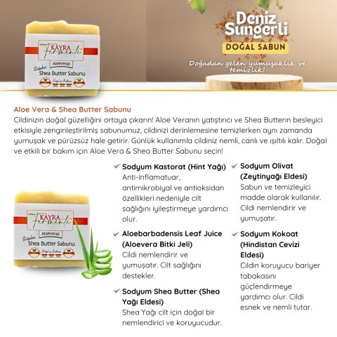 Aloevera Shea Butter Sabun 110 gr