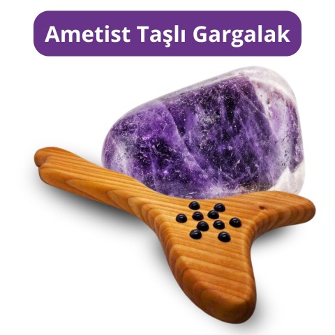 Ametist Taşlı Masaj Aleti