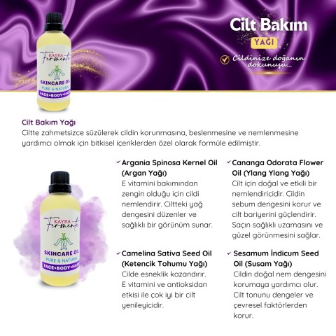 Cilt Bakım Yağı 100 ML