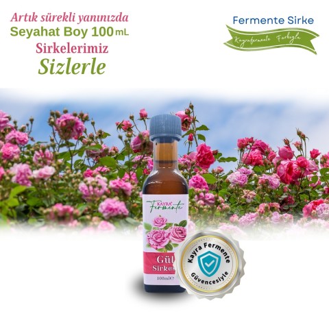 Gül Sirkesi 100 ML (Seyahat Boy)