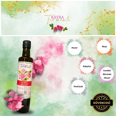 Gül Sirkesi 500 ml