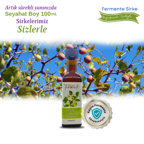Sidr Yaprağı Sirkesi 100 ML (Seyahat Boy)