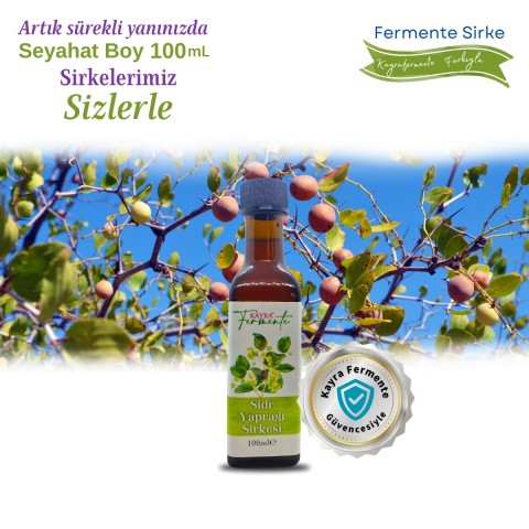 Sidr Yaprağı Sirkesi 100 ML (Seyahat Boy)