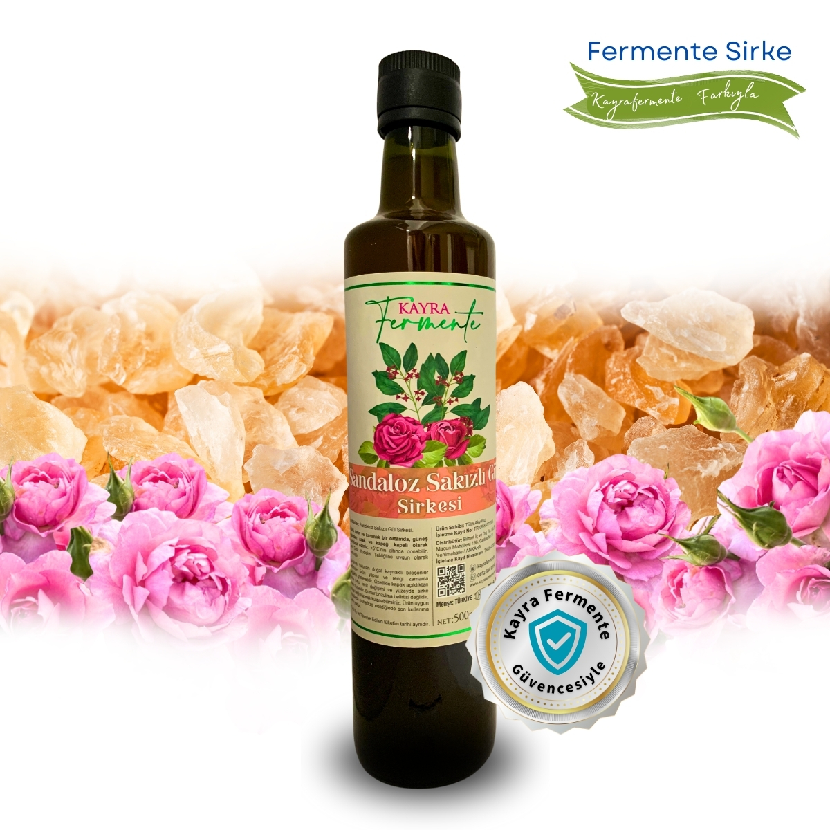 Sandaloz Sakızlı Gül Sirkesi 500 ML