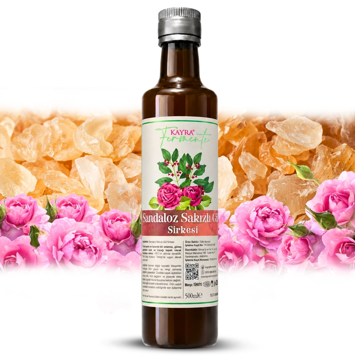 Sandaloz Sakızlı Gül Sirkesi 500 ML Sandaloz Sakızlı Gül Sirkesi 500 ML