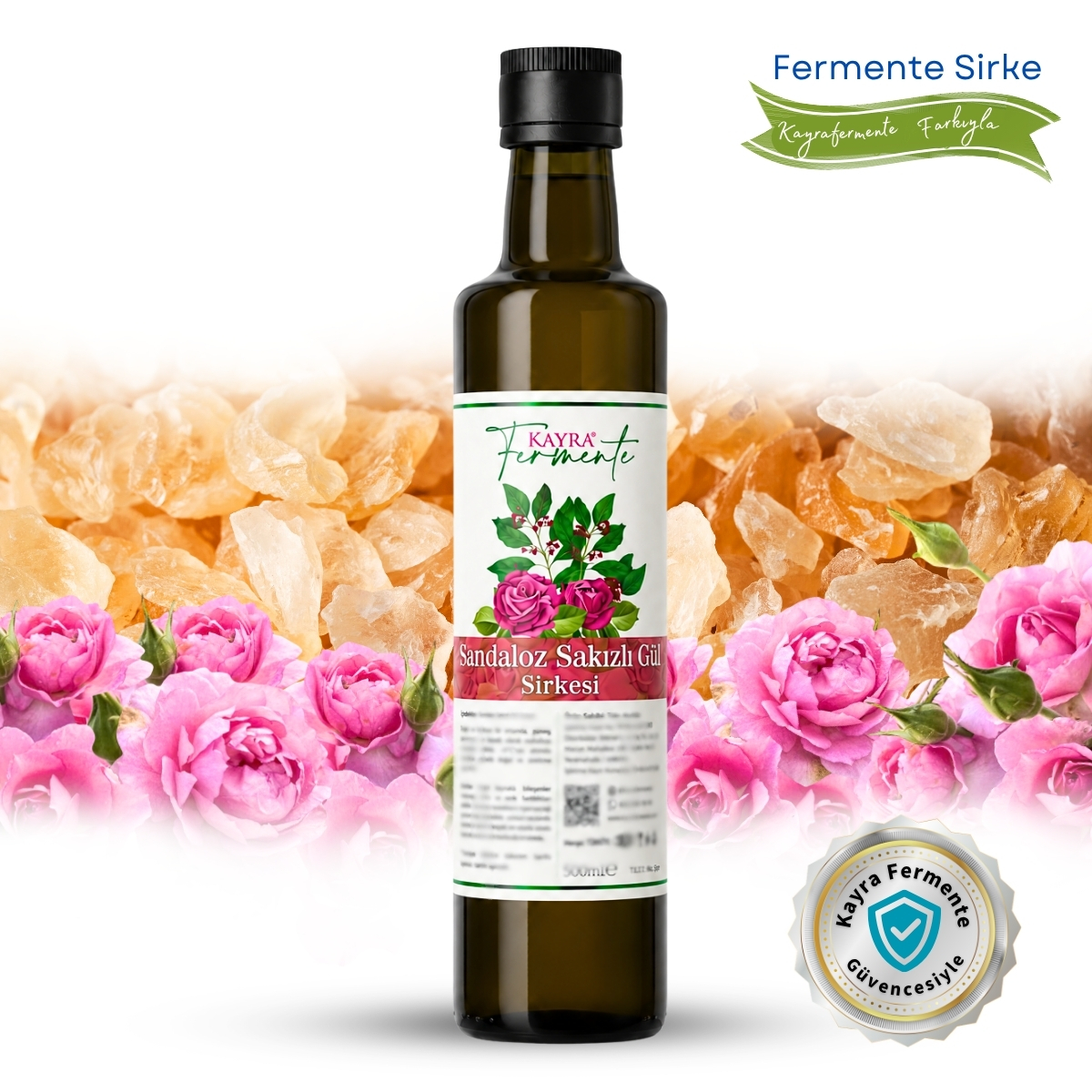 Sandaloz Sakızlı Gül Sirkesi 500 ML Sandaloz Sakızlı Gül Sirkesi 500 ML