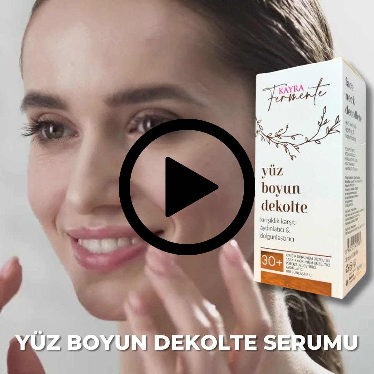 Yüz Boyun Dekolte Kırşıklık Karşıtı (Re-Age) Aydınlatıcı - Dolgunlaştırıcı Serum 30 ML